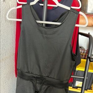 Black Sleeveless Jumpsuit